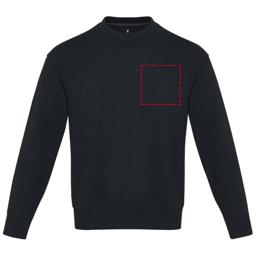 Maglione a girocollo in tessuto riciclato unisex Tin Aware™