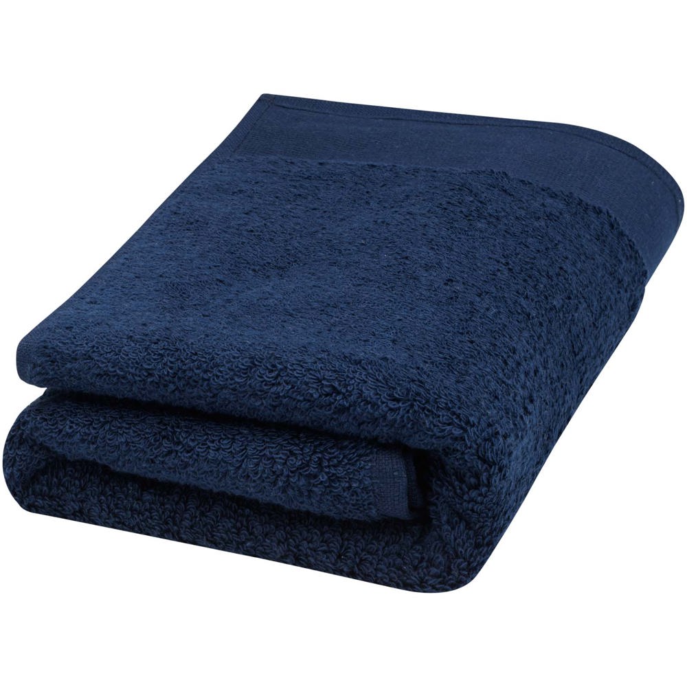 Asciugamano 50 x 100 cm in cotone da 550 g/m² Nora - Navy
