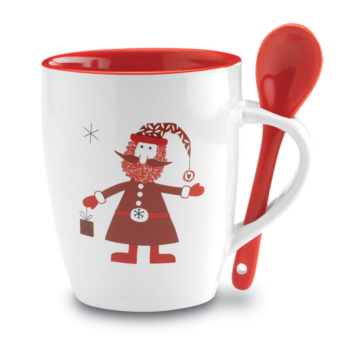 CLAUS - Tazza con cucchiaino 250ml