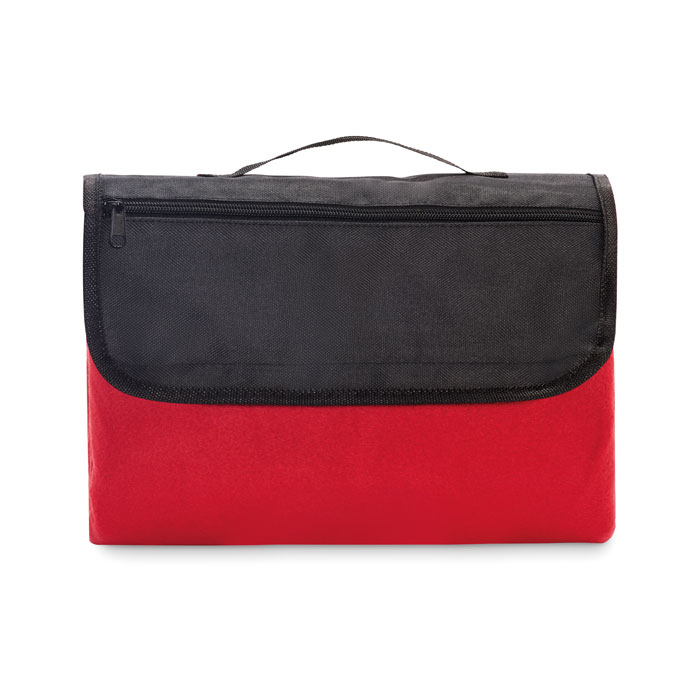 COSTA - Coperta da picnic in pile - Rosso