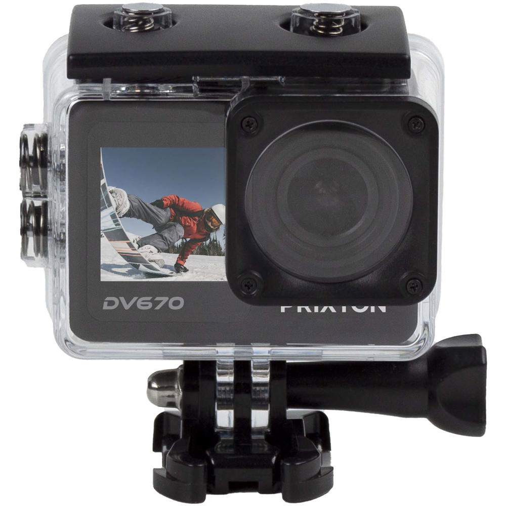 Action camera a doppio schermo da 4K Prixton DV670