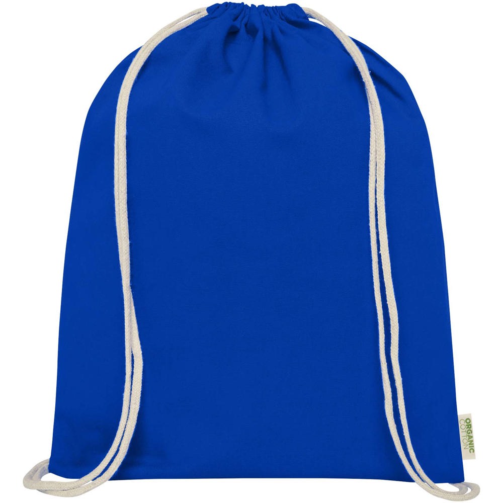Borsa con cordoncino in tessuto biologico certificato OCS da 140 g/m² Odisha  - 5L