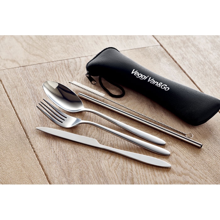 5 SERVICE - Set posate in acciaio inox