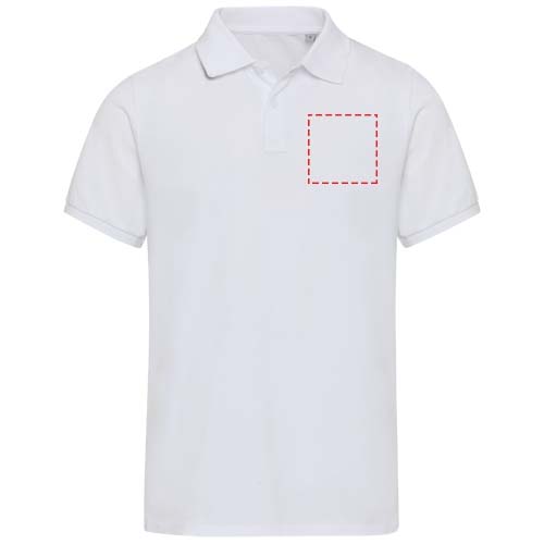 Polo a maniche corte unisex in tessuto biologico riciclato certificato OCS da 220 g/m² Beryl