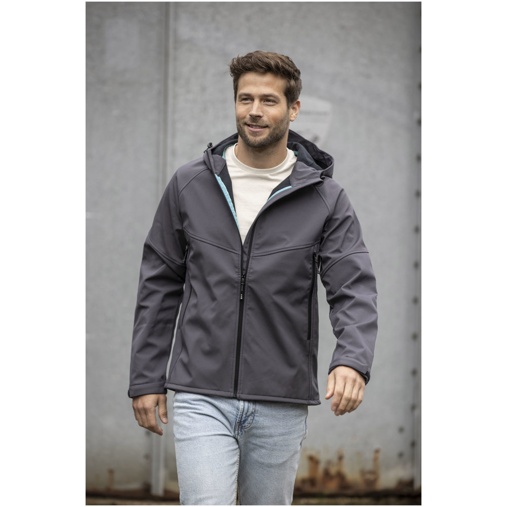 Giacca Coltan da uomo in softshell riciclato