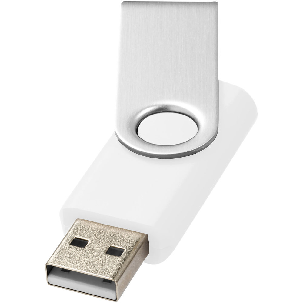 Chiavetta USB Rotate basic da 16 GB - Bianco