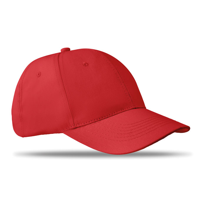 BASIE APOLLO - Cappellino 6 pannelli 160/gr - Rosso