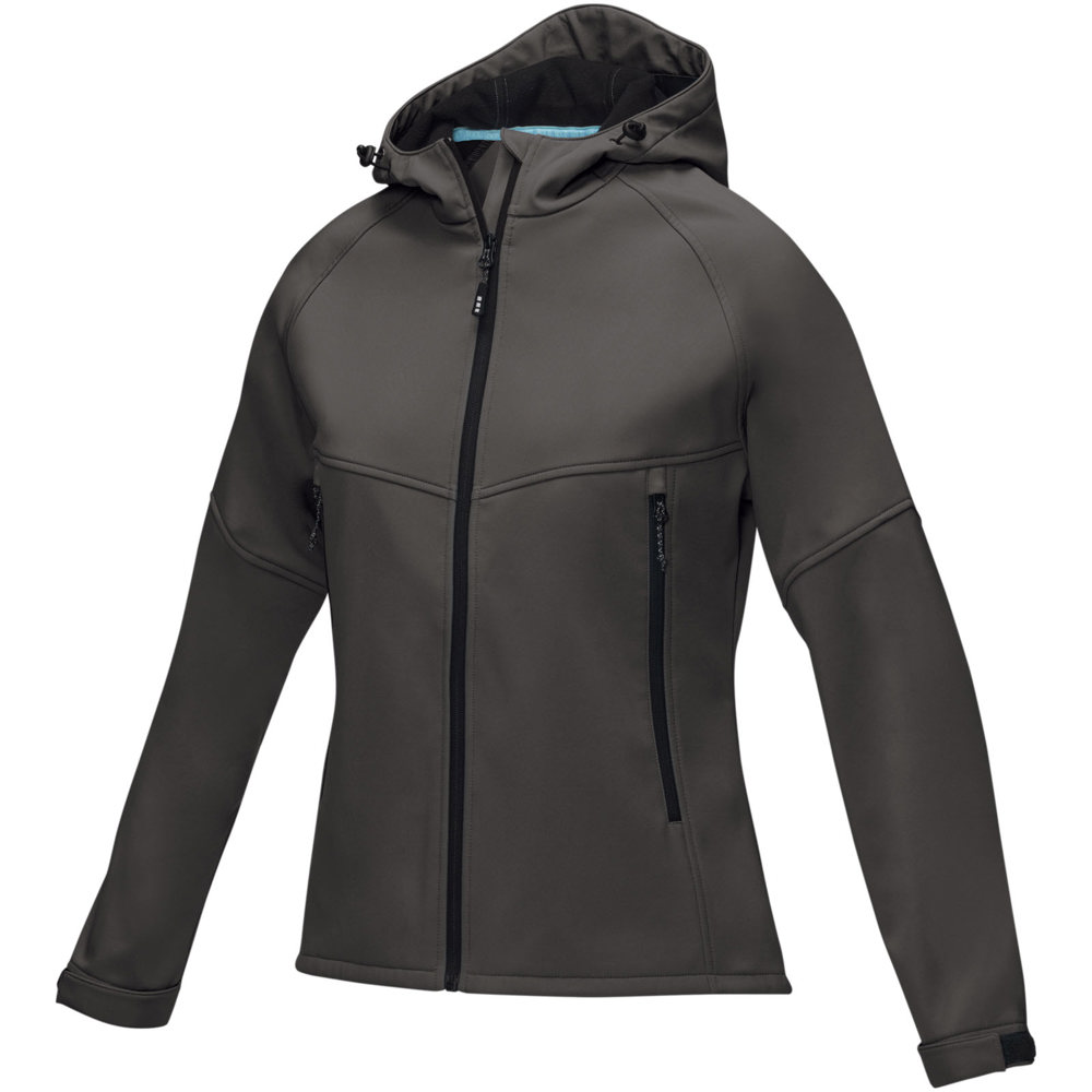 Giacca Coltan da donna in softshell riciclato - Grigio tempesta