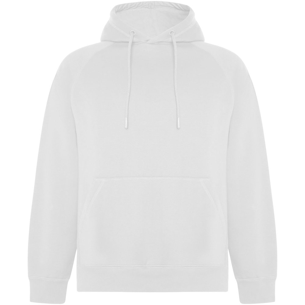 Felpa con cappuccio unisex in cotone biologico Vinson - Bianco