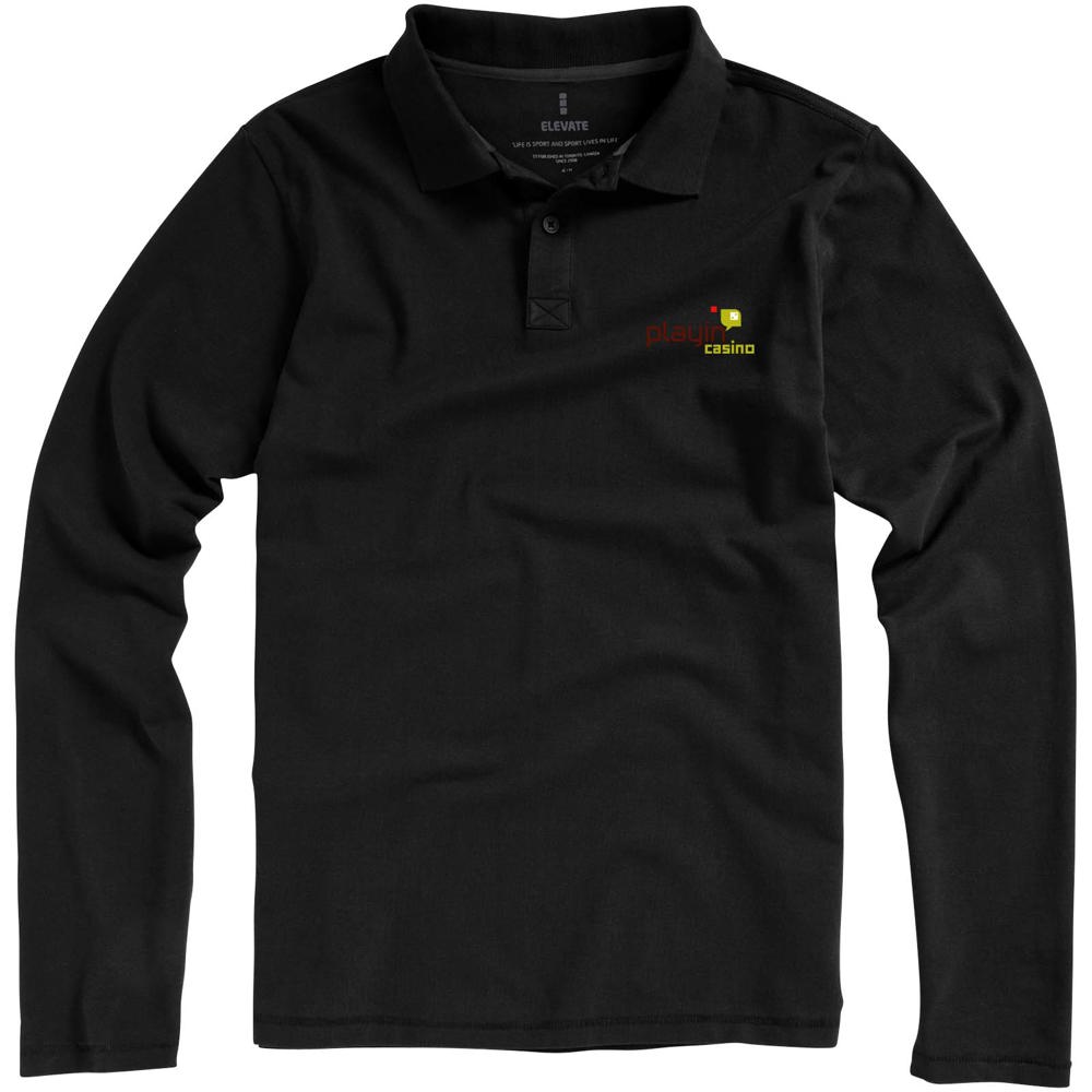 Polo Calgary a manica lunga da uomo