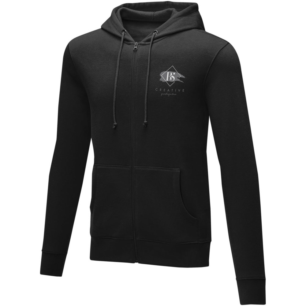 Felpa Charon con cappuccio full zip da uomo