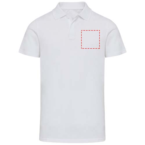 Polo a maniche corte unisex in tessuto biologico certificato OCS da 180 g/m² Graphite