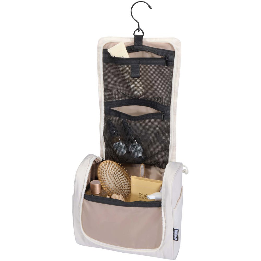Beauty case da appendere in materiale riciclato certificato GRS Puffer - 8L