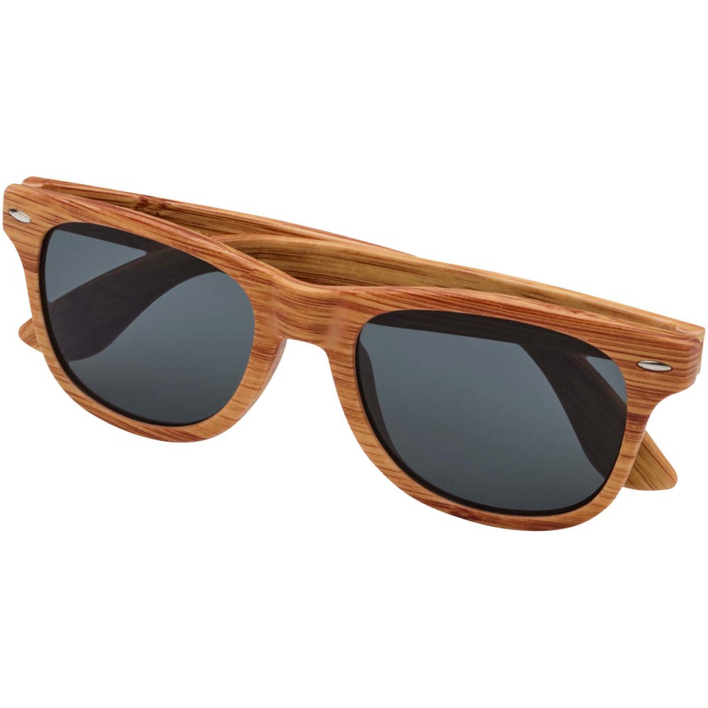Occhiali da sole effetto legno Mira