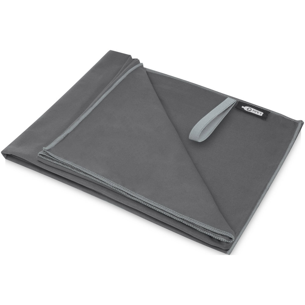 Asciugamano Pieter ultra leggero e ad asciugatura rapida in PET riciclato 130 x 80 cm