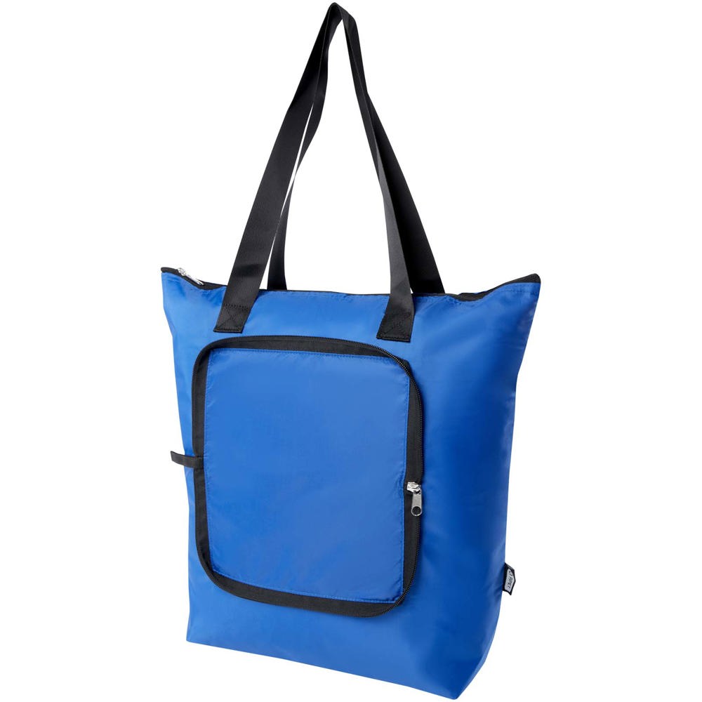 Borsa termica pieghevole da 15 litri in PET riciclato EcoFold - Blu royal