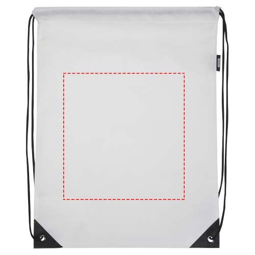 Borsa con coulisse in tessuto non tessuto riciclato certificato GRS Evergreen - 5L