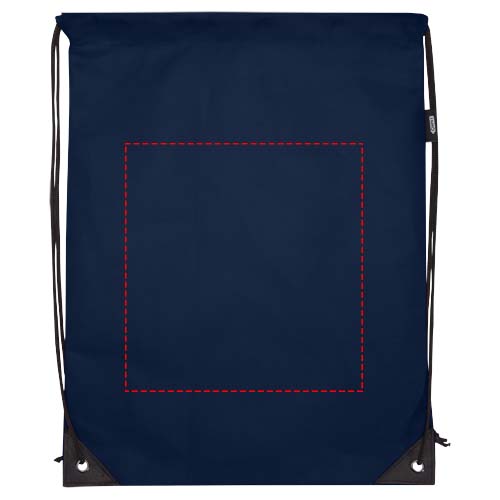 Borsa con coulisse in tessuto non tessuto riciclato certificato GRS Evergreen - 5L