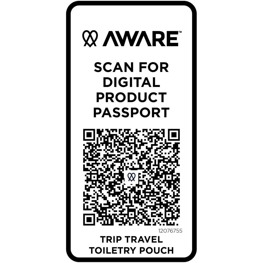 Beauty case da viaggio in materiale riciclato da 2 litri Trip Aware™