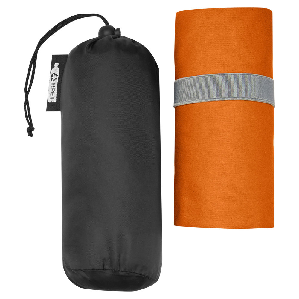 Asciugamano Pieter ultra leggero e ad asciugatura rapida in PET riciclato 130 x 80 cm