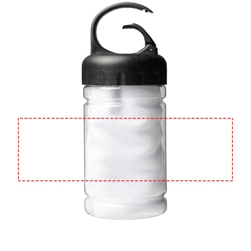 Asciugamano rinfrescante in contenitore PET Remy