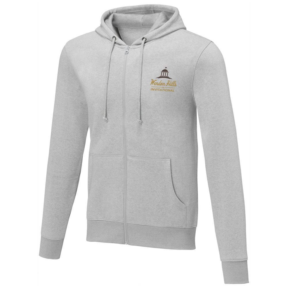 Felpa Charon con cappuccio full zip da uomo