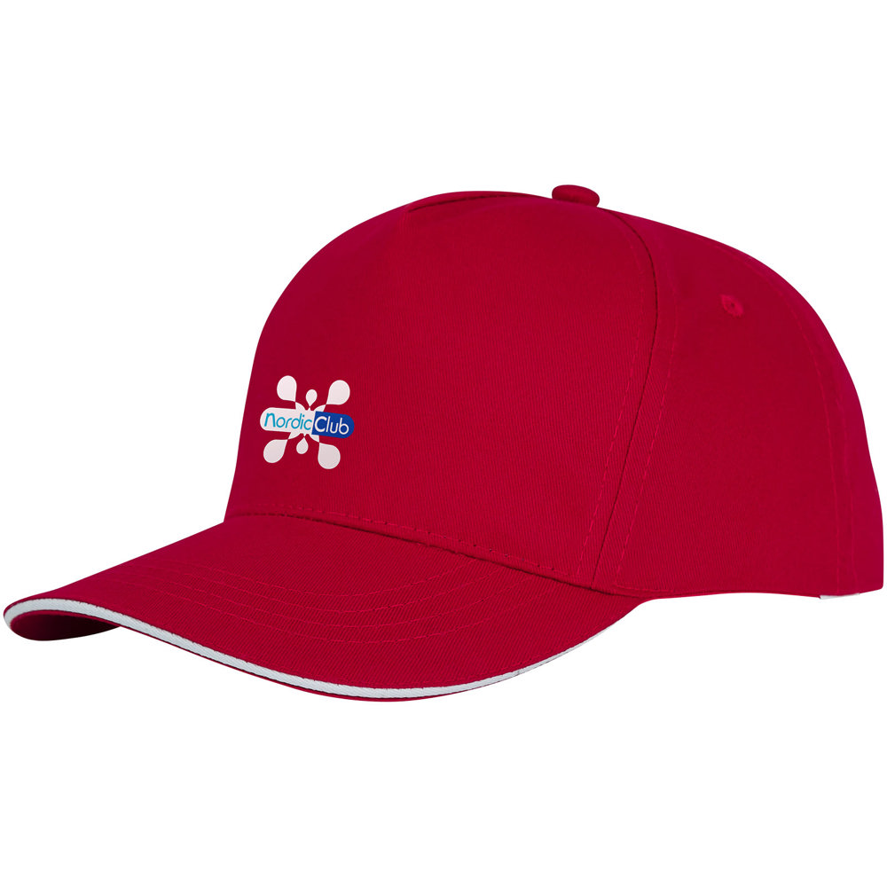 Cappellino con visiera sandwich Ceto a 5 pannelli