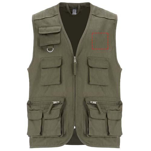 Gilet da lavoro con più tasche e scollo a V da 200 g/m² Venera 
