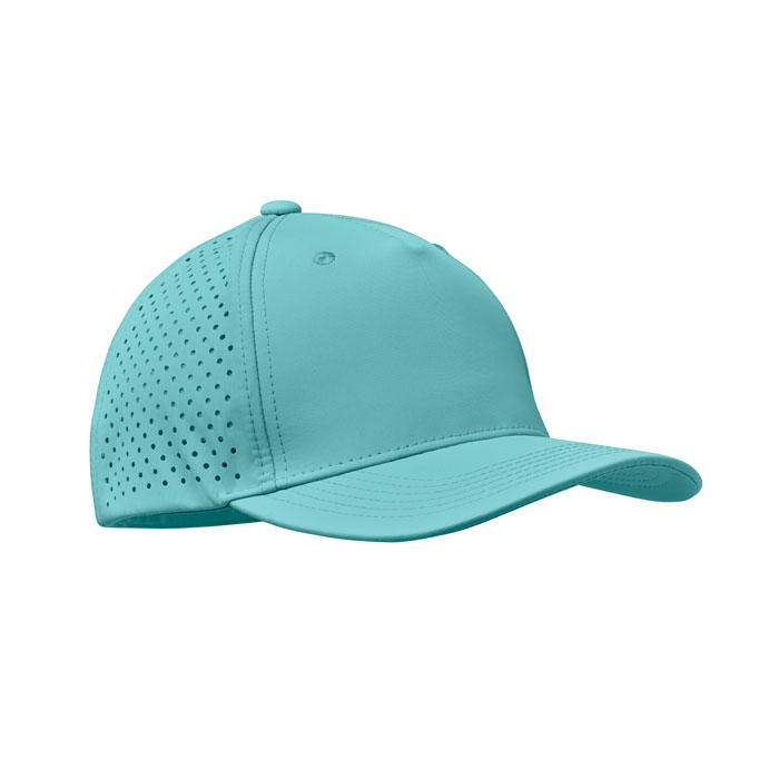 CAPO - Cappellino da baseball a 5 pann - Turchese