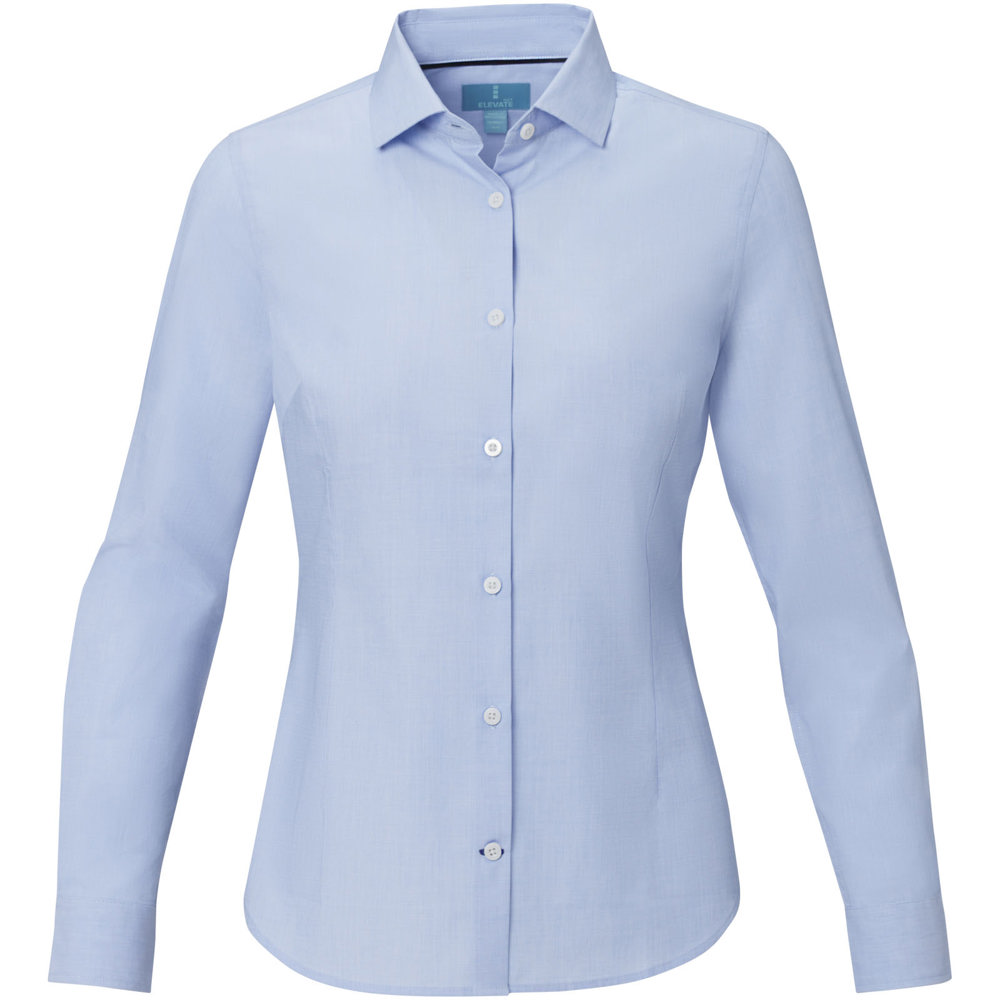 Camicia a maniche lunghe da donna in tessuto biologico Cuprite