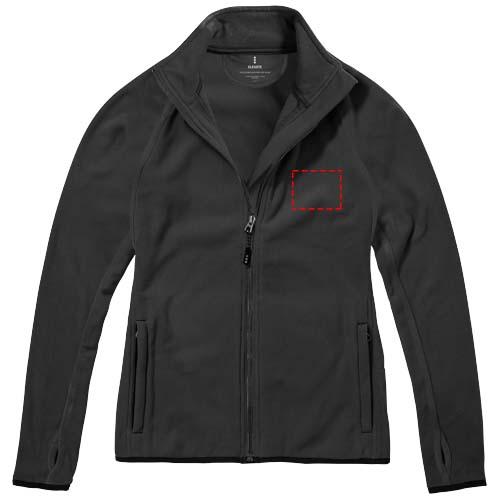 Giacca in microfleece Brossard con zip intera da donna