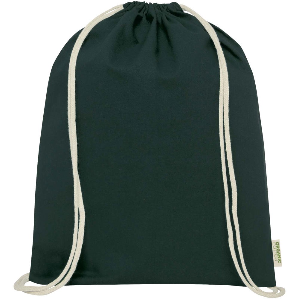 Borsa con cordoncino in tessuto biologico certificato OCS da 140 g/m² Odisha  - 5L