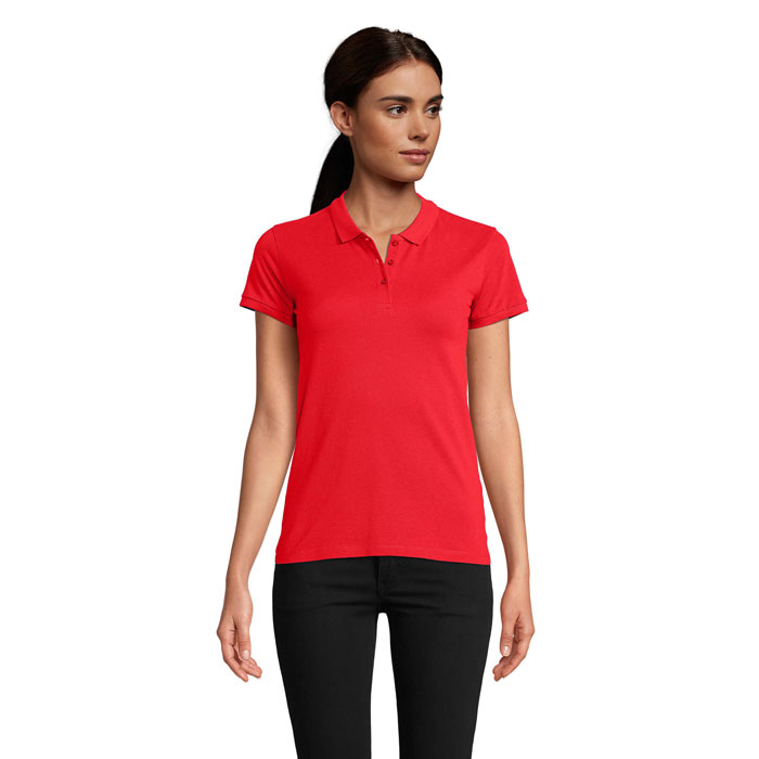 PLANET WOMEN - Polo PLANET DONNA 170g - Rosso