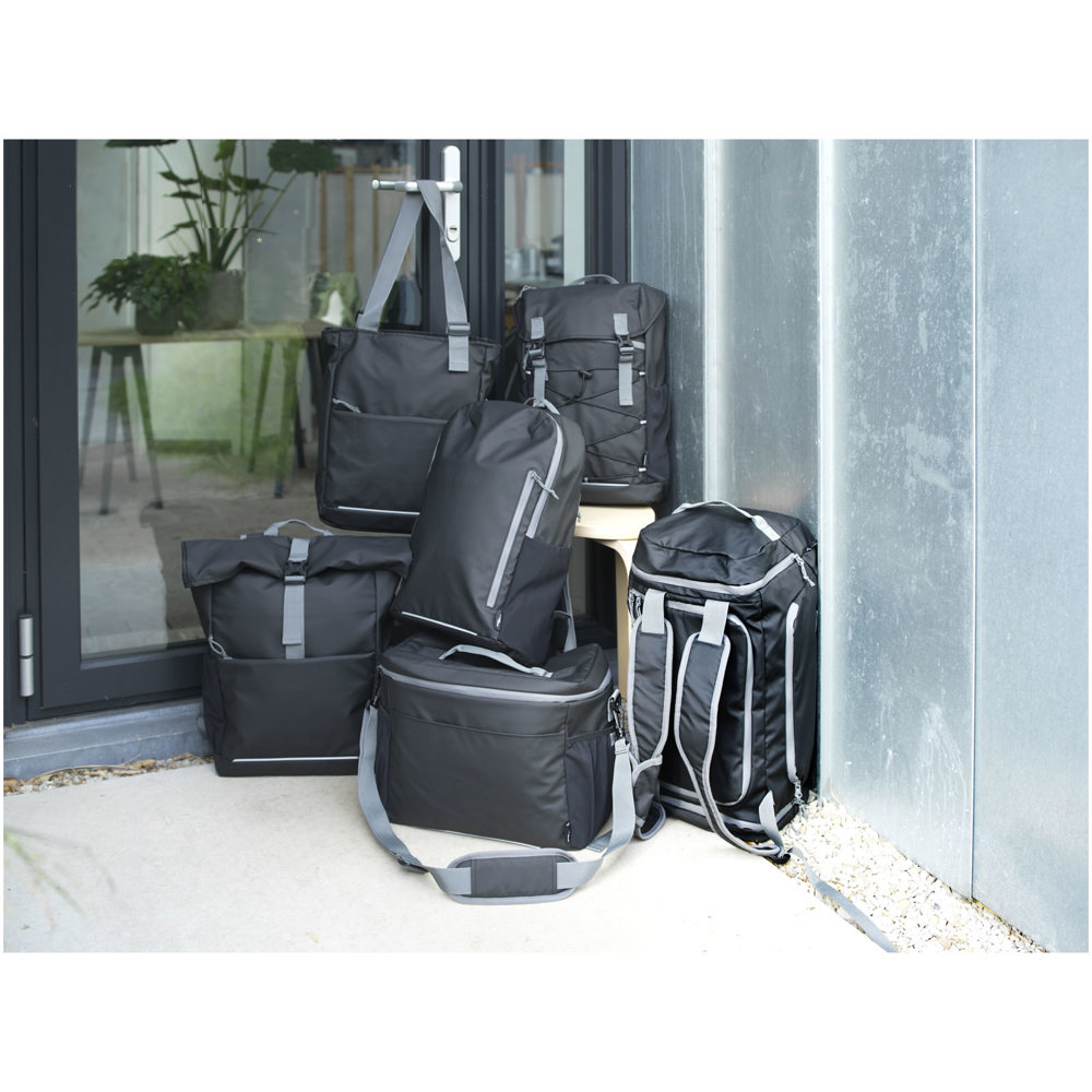 Borsa termica per 20 lattine in materiale riciclato certificato GRS Aqua - 22 L