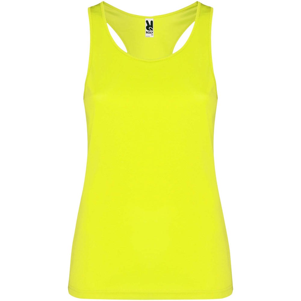 Canotta sportiva da donna Shura - Giallo Fluo