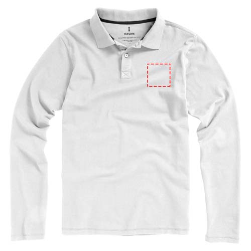 Polo Calgary a manica lunga da uomo