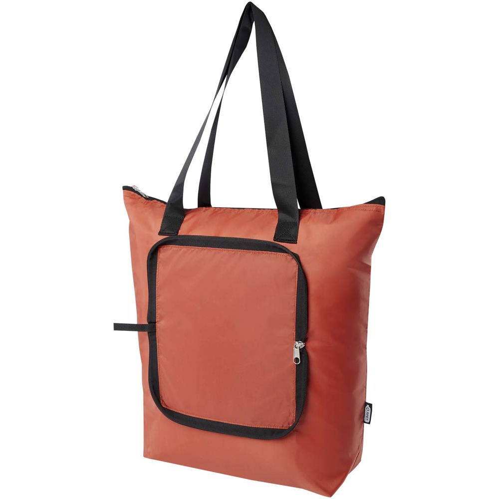 Borsa termica pieghevole da 15 litri in PET riciclato EcoFold - Mattone