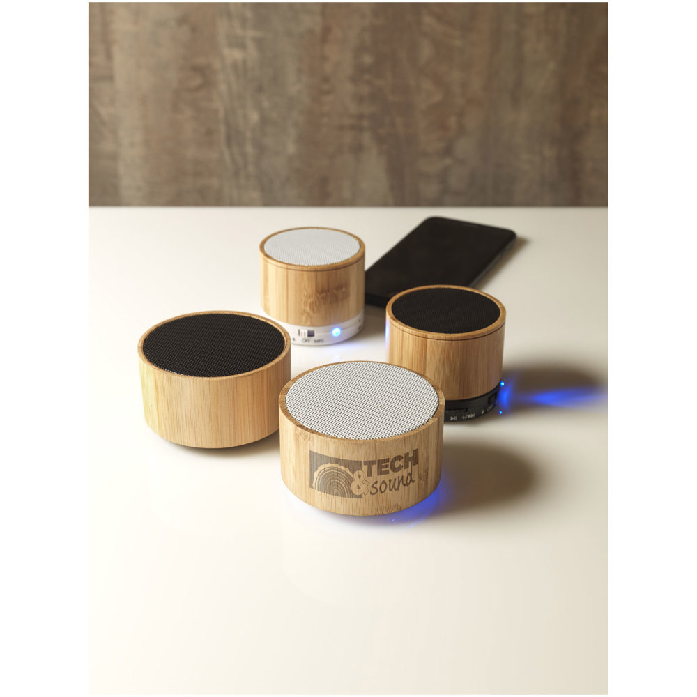 Altoparlante Bluetooth® in bambù Cosmos