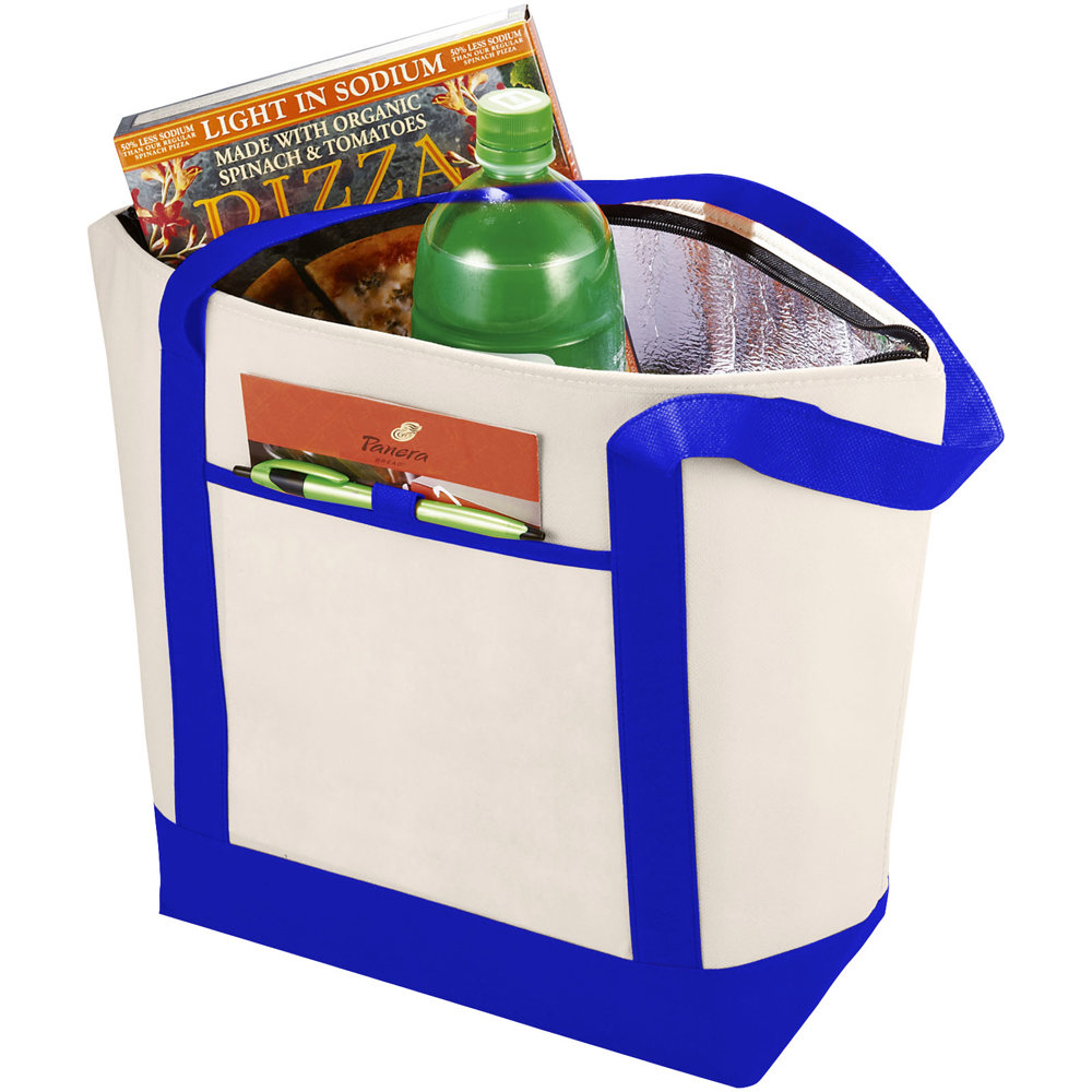 Borsa termica in TNT Lighthouse - 21L - Natural, Blu royal