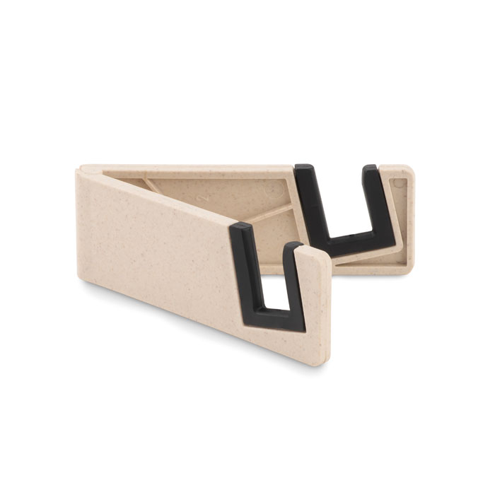 STANDOL+ - Porta telefono in bamboo/ABS - Bianco