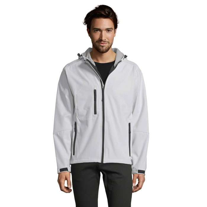 REPLAY MEN - REPLAY UOMO SOFTSHELL - Bianco