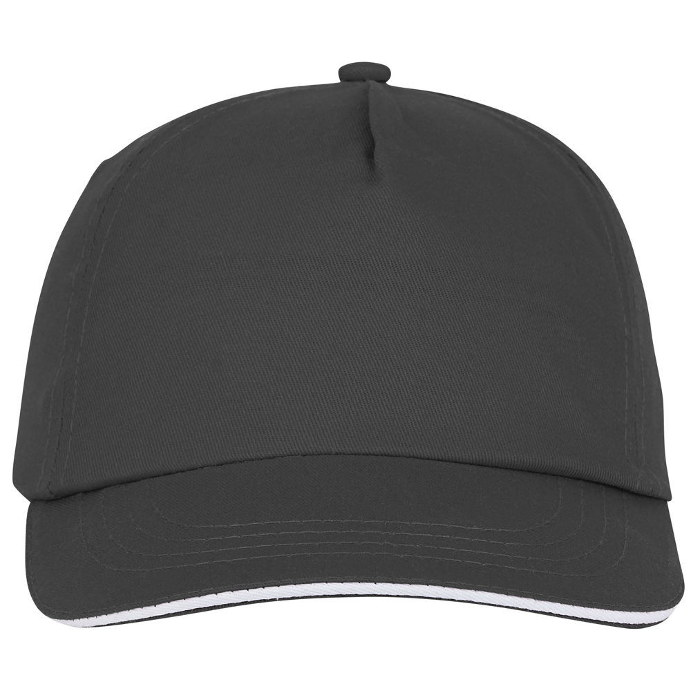 Cappellino con visiera sandwich Styx a 5 pannelli