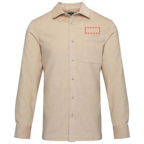Camicia unisex in velluto a coste Alum