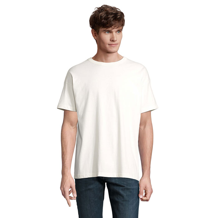 BOXY MEN - BOXY MEN T-SHIRT OVERSIZE - Bianco Sporco
