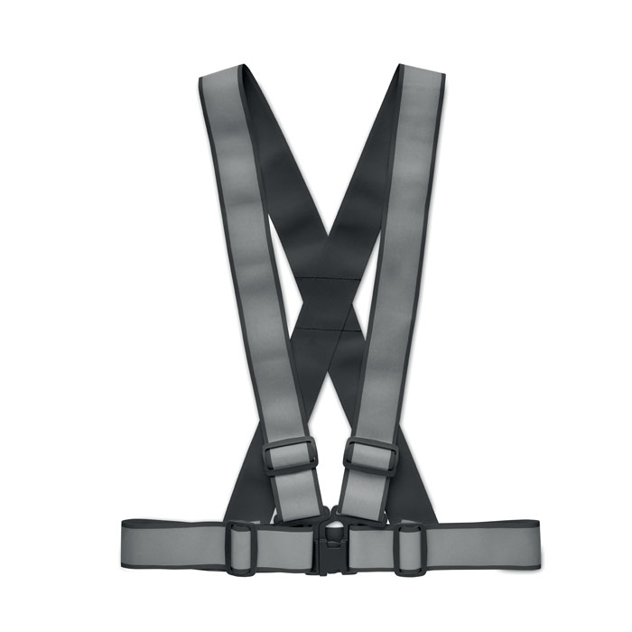 ALLVISIBLE+ - Cintura regolabile e riflettent - Nero