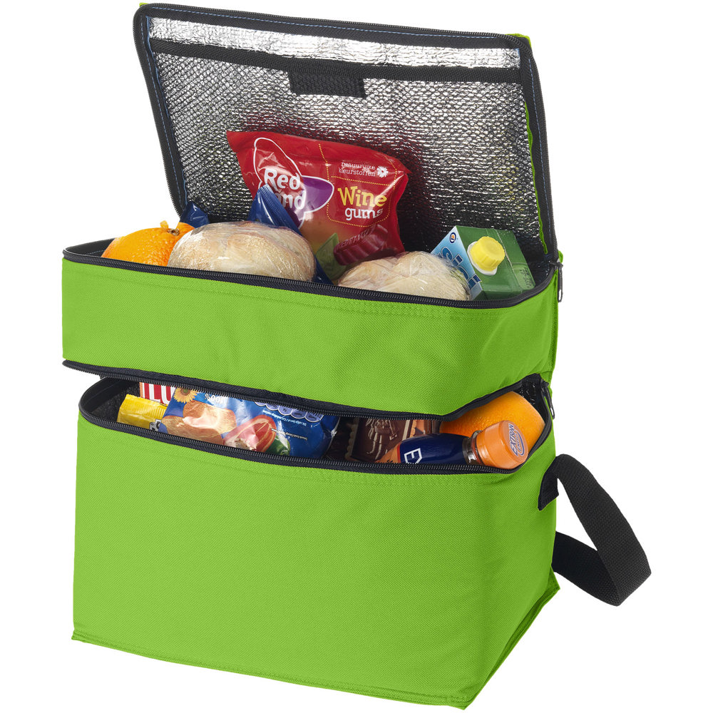 Borsa termica a 2 scomparti Oslo - 13L - Lime