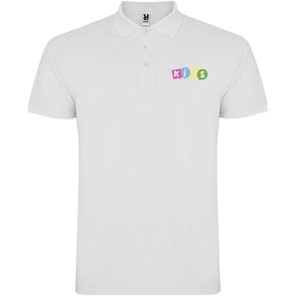 Polo a maniche corte per bambino da 200 g/m² Star