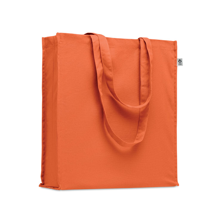 BENTE COLOUR - Shopper in cotone biologico - Arancio