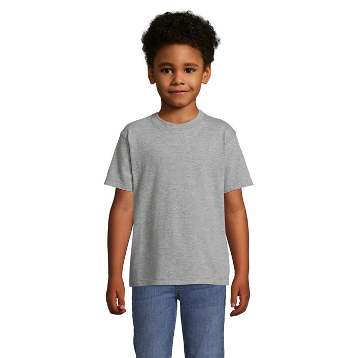 IMPERIAL KIDS - IMPERIAL KIDS T-SHIRT 190g - Grigio melange
