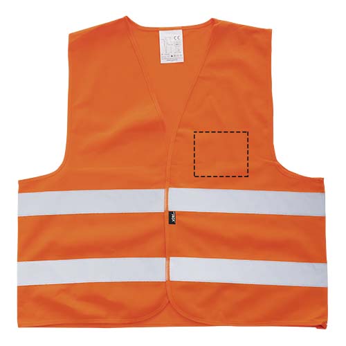 Gilet di sicurezza Watch-out in custodia per uso professionale